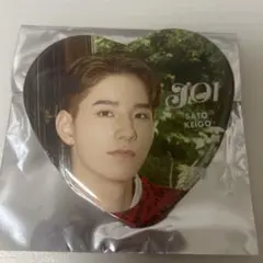 JO1×109 コラボ SATO KEIGO ハート型バッジ 佐藤景瑚