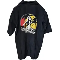 HYSTERIC GLAMOUR ヒスガール プリント オープンカラーシャツ