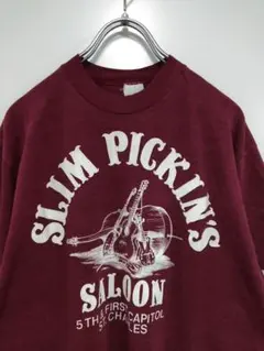 11481 80s~ vintage 弦楽器プリントTシャツ