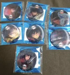 鬼滅の刃 アニメーション缶バッジ 冨岡義勇コンプリートセット