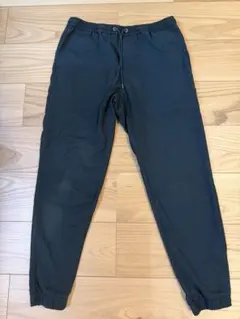 GU ジーユー トラウザージョガーパンツ S ダークネイビー