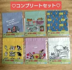 一番くじ トムとジェリー Ｇ賞 巾着ポーチ 全６種 【コンプリート】　①