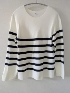 UNIQLO 3Dコットンクルーネックセーター M