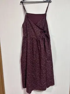 サマンサモスモス　花柄カシュクールワンピース