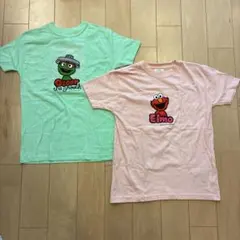セサミストリート半袖Tシャツ2枚セット130-140のサムネイル