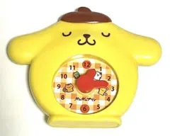 マック × サンリオ　ハッピーセット　ポムポムプリン　とけい型メモスタンド