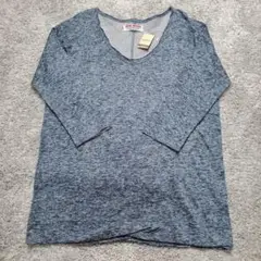 【新品タグ付き】ONE WASH リネン ウラ毛 Vネック7分袖Tシャツ