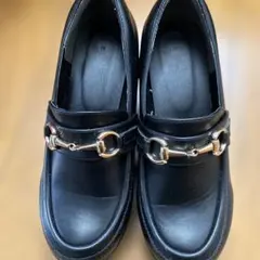 ブラックローファー Mサイズ 厚底