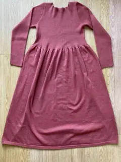 coca ピンク ロングニットワンピース　short