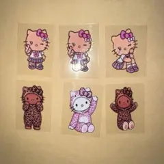 【新品未使用】 ハローキティ シール ミニハーフ