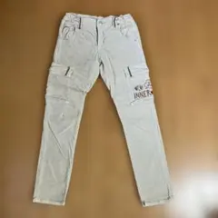 INNER PRESS ベージュ カーゴパンツ