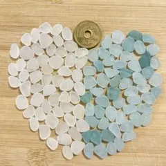 シーグラス＊2色小粒より少し大き目＊