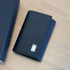 dunhill ブラック レザー キーケース 6連
