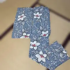 夏得セール【絞りの浴衣、美品】赤の入りの菊柄が可愛い、白が多めで