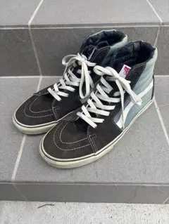 VANS SK8-HI NAVY バンズ スケートハイUSA企画 古着 28.5