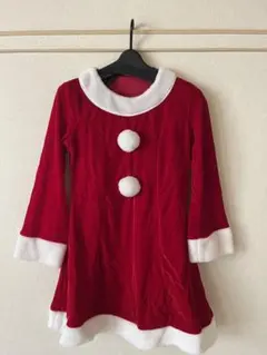 クリスマス　サンタ コスプレ ミニ ワンピース ベルト.帽子付き
