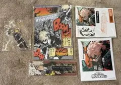 爆豪 ステッカー フォトカード しおり ヒロアカ 特典 ポストカード ストラップ