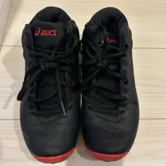 asics GEL-IMPROVE 黒 赤 22.5cm バスケット