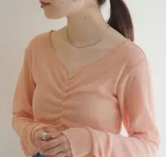 Kastane シャーリングTee オレンジ
