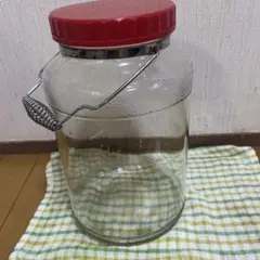 果実酒瓶 保存容器 ガラス瓶 赤蓋のサムネイル