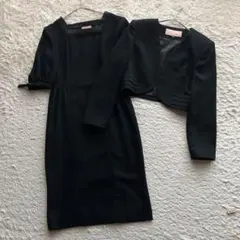 クロエ 東京イギン ブラックフォーマル セットアップ ワンピース リボン S相当