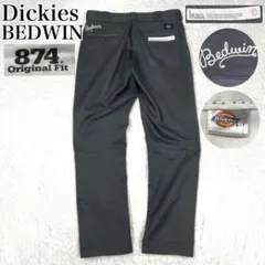 BEDWIN×Dickies 874 ワークパンツ チビタグ 刺繍ロゴ キムタクのサムネイル