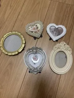 ハート フォトフレーム 5個 セット ウエディング ブライダル 結婚式