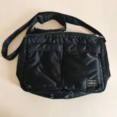 PORTER タンカー ショルダーバッグ S 2層 ブラック