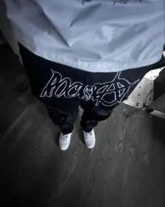 ラインストーンパンツ ukドリル シャンパリ風 AMIRI trapstar