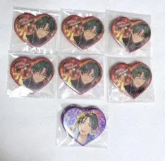 あんスタ 蓮巳敬人 ハート缶バッジ 7個