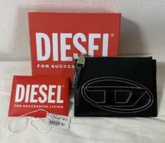 美品！DIESEL カードケース 名刺入れ コインケース 小銭入れ 本革 レザー