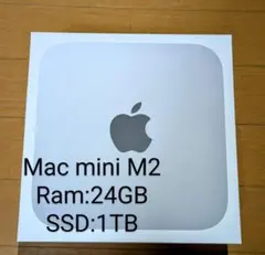 美品　Mac mini M2 24GB 1TB