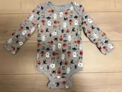 【美品】ハロウィン柄 長袖ロンパース 80cm