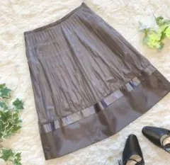 【ボディドレッシングデラックス】膝丈スカート プリーツスカート フレアスカート