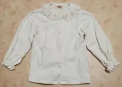 Souris　フリル付きホワイトシャツ