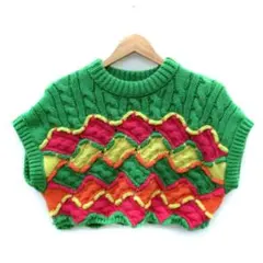 ZARA クロップド ニット ベスト