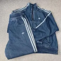adidas(アディダス) デニム トラックトップ/ジョガー セットアップ