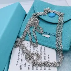 Tiffany &co 925 シルバー ロングネックレス #4370 - メルカリ