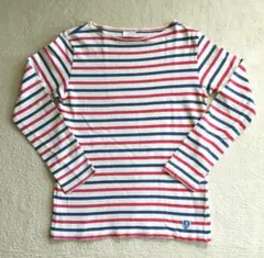 Orcival オーシバル ストライプ バスクシャツ 長袖 トリコロール