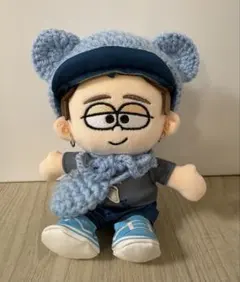 timelesz寺西拓人　ぬい服　くま耳帽子　 メンカラ　水色　タムぬい