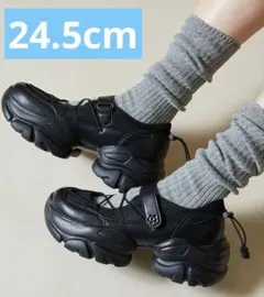 MARY QUANT × PUBLUXバレエ スニーカー 24.5cm マリクワ