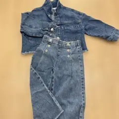 限定値下げ！！H&M キッズ デニムセットアップ