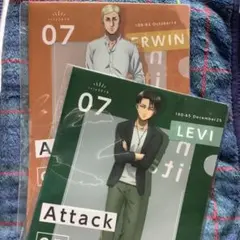 進撃の巨人 クリアファイル リヴァイ エルヴィン