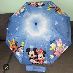 中古 ディズニーリゾート 折りたたみ傘 晴雨兼用 日傘 実写 旧フェイス