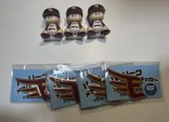 【バラ売可】プロ野球 パ・リーグ メタリックステッカー シープラ＆パワプロくん