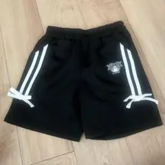 クロミ　半ズボン 黒　140