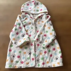 ミキハウス　タオル生地バスポンチョ