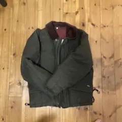 ダークグリーン コーデュロイ襟 ジャケット