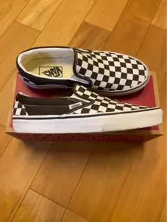 00s VANS スリッポン 織りチェッカー US7 Y2K 希少カラー - メルカリ