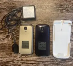 ガラケー本体 au K012 簡単ケータイ 充電スタンド付き 2本セット